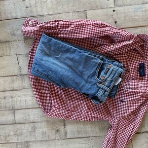 Polo by Ralph Lauren boys Blue Jeans and shirt